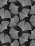 Tossed Ginkgo Leaf Peel and Stick wallpaper in ebony and greystone color - pattern number NW52200 - by NextWall in the Peel and Stick Wallpaper by Nextwall collection