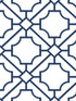 Lattice Geo Peel and Stick wallpaper in navy blue color - pattern number NW53502 - by NextWall in the Peel and Stick Wallpaper by Nextwall collection