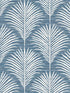Grassland Palm Peel and Stick fabric in blue lagoon color - pattern number NW53812 - by NextWall in the Peel and Stick Wallpaper by Nextwall collection