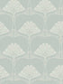 Deco Floral Peel and Stick wallpaper in aloe mist color - pattern number NW54004 - by NextWall in the Peel and Stick Wallpaper by Nextwall collection