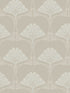 Deco Floral Peel and Stick wallpaper in ashwood color - pattern number NW54007 - by NextWall in the Peel and Stick Wallpaper by Nextwall collection