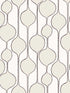 Bubble Stripe Peel and Stick wallpaper in marshmallow color - pattern number NW54600 - by NextWall in the Peel and Stick Wallpaper by Nextwall collection