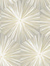 Hex Starburst Peel and Stick wallpaper in grey and metallic gold color - pattern number NW55008 - by NextWall in the Peel and Stick Wallpaper by Nextwall collection