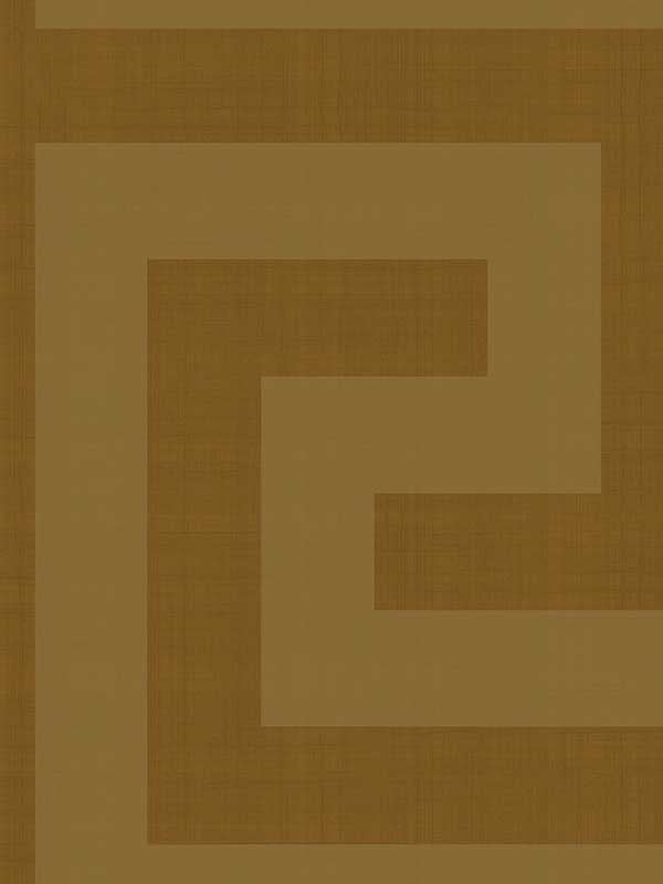 Maze Geo Peel and Stick wallpaper in antique gold color - pattern number NW55205 - by NextWall in the Peel and Stick Wallpaper by Nextwall collection
