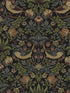 Strawberry Garden Peel and Stick wallpaper in black color - pattern number NW55401 - by NextWall in the Peel and Stick Wallpaper by Nextwall collection
