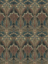 Deco Dragonfly Peel and Stick wallpaper in aegean blue and clay color - pattern number NW55501 - by NextWall in the Peel and Stick Wallpaper by Nextwall collection