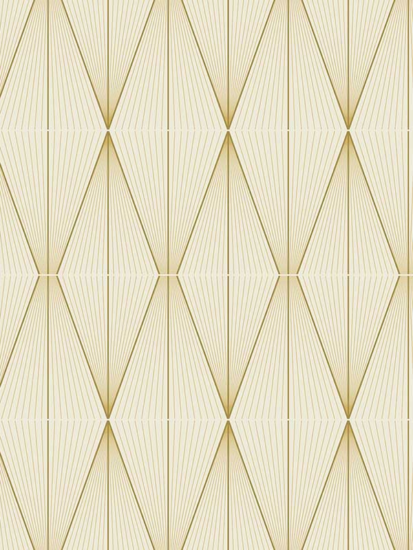 Geo Diamond Peel and Stick wallpaper in goldenrod color - pattern number NW55805 - by NextWall in the Peel and Stick Wallpaper by Nextwall collection