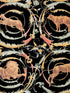 Fresce wallpaper in red yellow taupe antharcite color - pattern number WP20197 - by Mind the Gap in the Designer Collection II collection