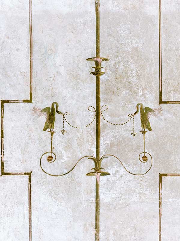 The Swan wallpaper in yellow taupe color - pattern number WP20199 - by Mind the Gap in the Designer Collection II collection