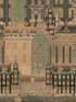 Amsterdam wallpaper in brown green orange color - pattern number WP20210 - by Mind the Gap in the Designer Collection II collection