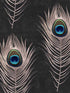 Peacock fabric in copper blue green black color - pattern number WP20230 - by Mind the Gap in the Designer Collection II collection