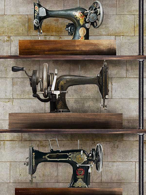 The Machinist wallpaper in brown taupe black color - pattern number WP20245 - by Mind the Gap in the Designer Collection II collection