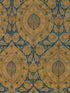 Kaftan wallpaper in blue yellow color - pattern number WP20253 - by Mind the Gap in the Designer Collection II collection