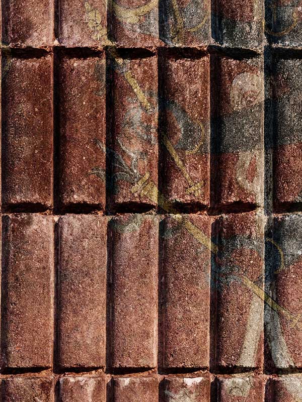 Chakrasamvara wallpaper in brown red grey color - pattern number WP20254 - by Mind the Gap in the Designer Collection II collection
