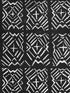 Bamana fabric in black white color - pattern number WP20410 - by Mind the Gap in the Compendium collection
