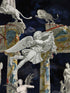 Tales Of Mythology fabric in indigo grey green color - pattern number WP20419 - by Mind the Gap in the Compendium collection
