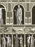 Statues fabric in antique taupe color - pattern number WP20423 - by Mind the Gap in the Compendium collection