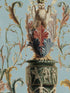 Le Jardin wallpaper in secret blue green red taupe color - pattern number WP20461 - by Mind the Gap in the Compendium collection