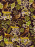 La Voliere fabric in dark anthracite green taupe color - pattern number WP20478 - by Mind the Gap in the Compendium collection