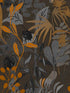 Caribbean Garden wallpaper in dark brown orange grey color - pattern number WP20487 - by Mind the Gap in the Compendium collection