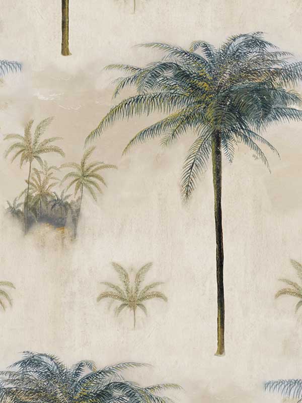 Cayo Largo wallpaper in taupe green brown color - pattern number WP20489 - by Mind the Gap in the Compendium collection