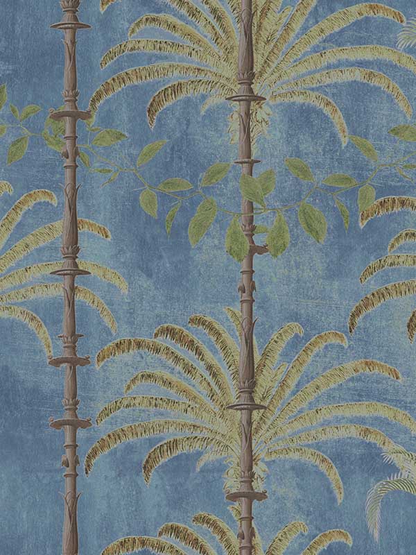 Havana wallpaper in regatta blue color - pattern number WP20490 - by Mind the Gap in the Compendium collection