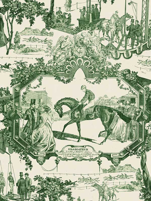 Grand Prix wallpaper in green taupe green color - pattern number WP20636 - by Mind the Gap in the Compendium Volume 2 collection