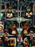 Hopi Spirit wallpaper in anthracite turquiose red yellow color - pattern number WP20649 - by Mind the Gap in the Compendium Volume 2 collection