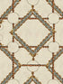 Decorative Harness wallpaper in taupe brown yellow blue color - pattern number WP30105 - by Mind the Gap in the Compendium Volume 2 collection