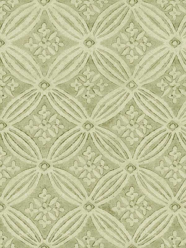 Kalamkari wallpaper in jade green taupe color - pattern number WP30115 - by Mind the Gap in the Compendium Volume 2 collection