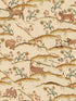 Countryside By Night fabric in orange green taupe color - pattern number WP20542 - by Mind the Gap in the Transylvanian Roots collection