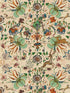 The Deer Stalker fabric in taupe green red blue color - pattern number WP20548 - by Mind the Gap in the Transylvanian Roots collection
