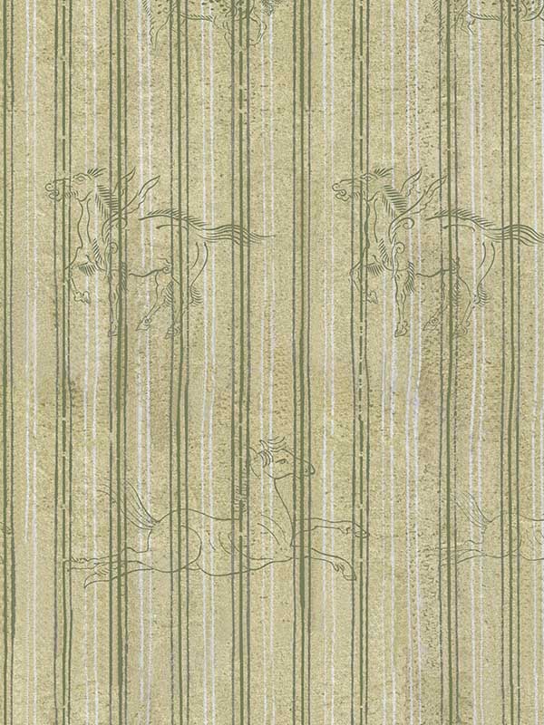 A Fable wallpaper in alabaster green white color - pattern number WP30001 - by Mind the Gap in the Transylvanian Roots collection