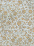 Backyard Flowering fabric in ether blue copper black color - pattern number WP30004 - by Mind the Gap in the Transylvanian Roots collection