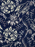 Folk Embroidery wallpaper in indigo off white color - pattern number WP30016 - by Mind the Gap in the Transylvanian Roots collection