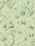 Grandmas Tapestry fabric in green red color - pattern number WP30019 - by Mind the Gap in the Transylvanian Roots collection