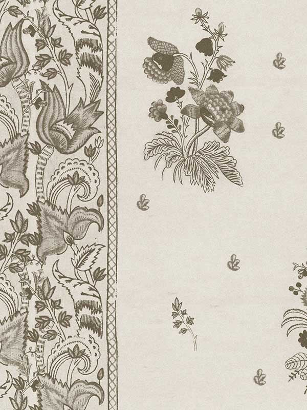 Korond Floral wallpaper in dune taupe color - pattern number WP30023 - by Mind the Gap in the Transylvanian Roots collection