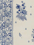 Korond Floral wallpaper in indigo taupe color - pattern number WP30024 - by Mind the Gap in the Transylvanian Roots collection
