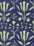 Tulipan wallpaper in indigo beige color - pattern number WP30034 - by Mind the Gap in the Transylvanian Roots collection