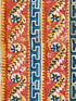 Samothraki fabric in red blue white yellow color - pattern number WP20571 - by Mind the Gap in the Sundance Villa collection