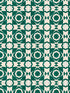 Aegean Tiles wallpaper in ultramarine green color - pattern number WP30050 - by Mind the Gap in the Sundance Villa collection