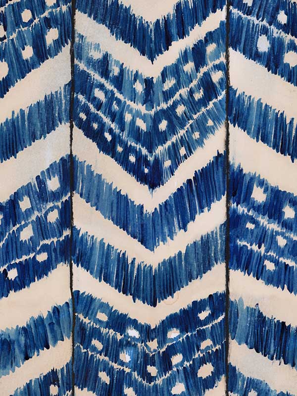 Turkish Ikat wallpaper in indigo color - pattern number WP30059 - by Mind the Gap in the Sundance Villa collection