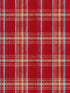 Seaport Plaid fabric in red color - pattern number WP30066 - by Mind the Gap in the Sundance Villa collection
