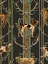 Mountain Dogs fabric in peat black color - pattern number WP20673 - by Mind the Gap in the Tyrol collection