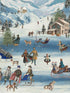 Kaprun wallpaper in white blue green red color - pattern number WP20709 - by Mind the Gap in the Tyrol collection
