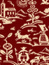 Brixen wallpaper in maroon color - pattern number WP30137 - by Mind the Gap in the Tyrol collection