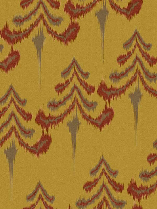 Alpine wallpaper in dandelion color - pattern number WP30144 - by Mind the Gap in the Tyrol collection