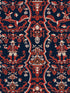 Floricsome fabric in blueprint color - pattern number WP30152 - by Mind the Gap in the Tyrol collection
