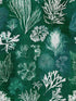 Algae fabric in moss green white color - pattern number WP20296 - by Mind the Gap in the Wallpaper Collectables collection