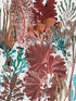 Coral Reef fabric in red white blue color - pattern number WP20299 - by Mind the Gap in the Wallpaper Collectables collection